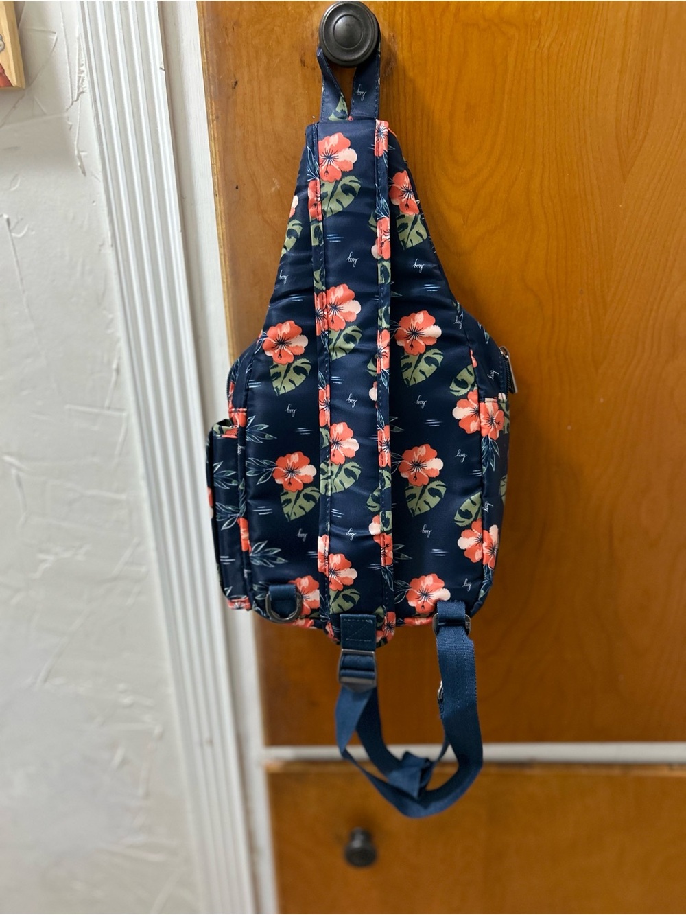 Lug Archer Floral Sling Backpack - Casual Crossbody Bag - Picture 3 of 11